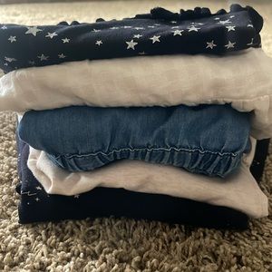 4 Dresses, 1 Boho Blouse Bundle Size 6/7